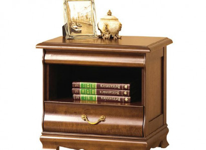 Klassischer Nachtschrank Nachttisch Massiv Konsole Ablage Schlafzimmer  N-SzN